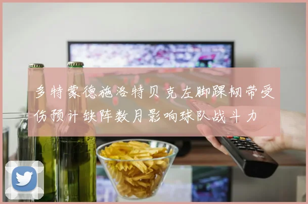 多特蒙德施洛特贝克左脚踝韧带受伤预计缺阵数月影响球队战斗力
